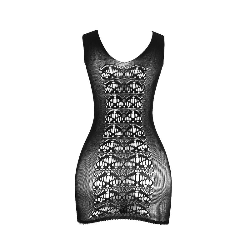 Subblime952167 Short Elastic Fishnet Dress Black One Size | Niks.fi verkkokauppa