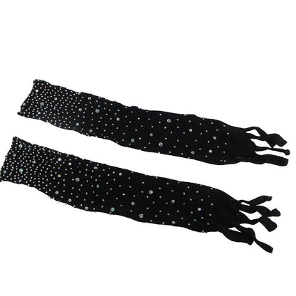 Subblime952174 Fishnet Bodystocking With Gloves And Diamonds Black One Size | Niks.fi verkkokauppa