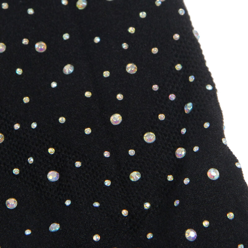 Subblime952198 Fishnet Dress With Brilliant Diamonds Black One Size | Niks.fi verkkokauppa