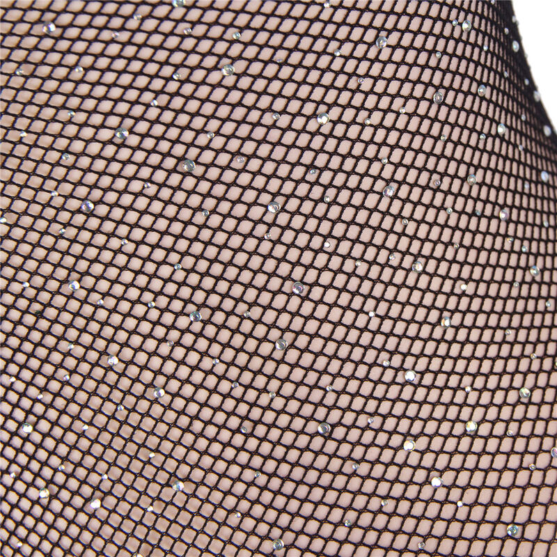 Subblime952297 Glossy Fishnet Body With Off Shoulders Long Sleeve Black One Size | Niks.fi verkkokauppa