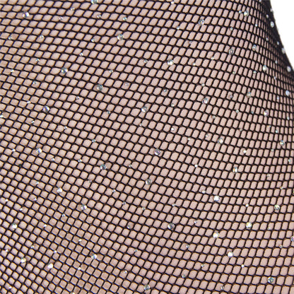 Subblime952297 Glossy Fishnet Body With Off Shoulders Long Sleeve Black One Size | Niks.fi verkkokauppa