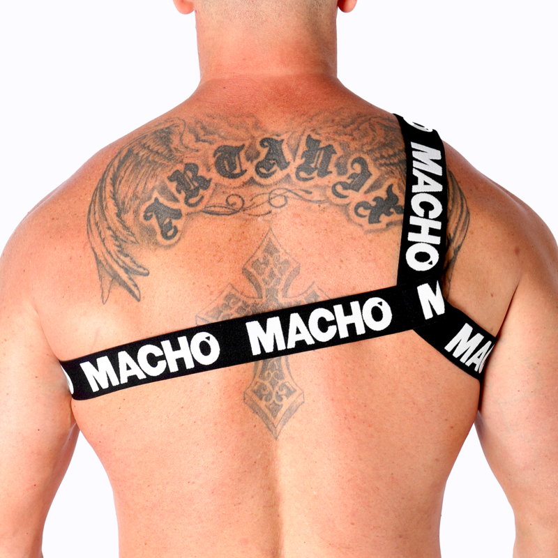 Machoroman Harness White L/Xl | Niks.fi verkkokauppa