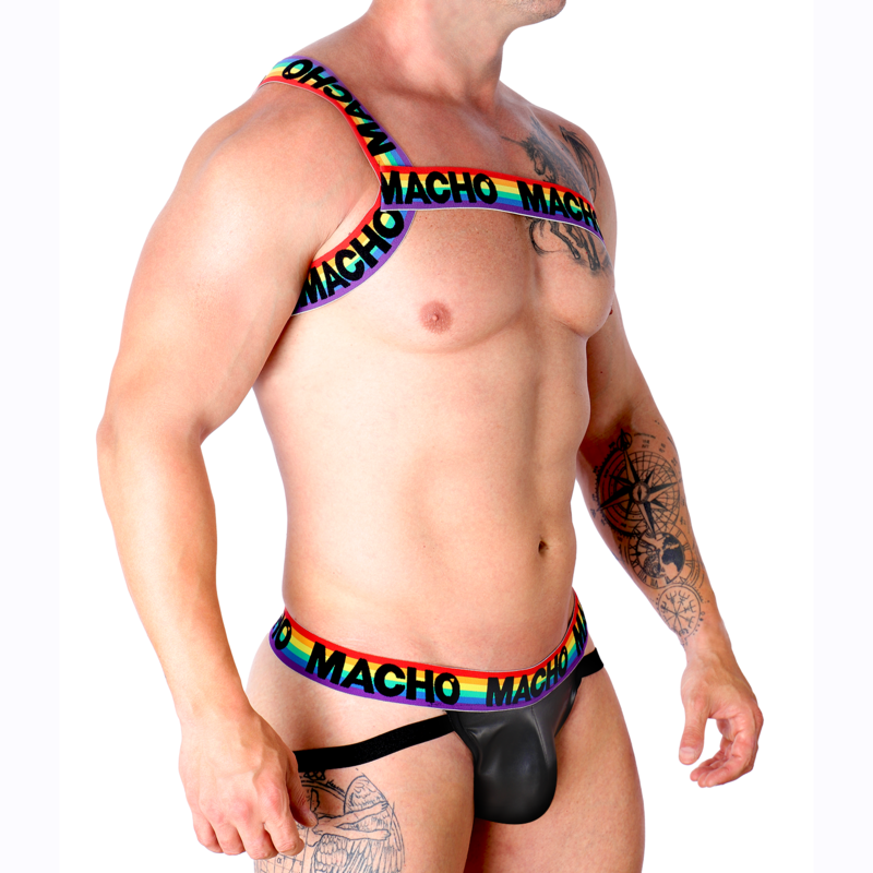 Machoroman Harness Pride S/M | Niks.fi verkkokauppa