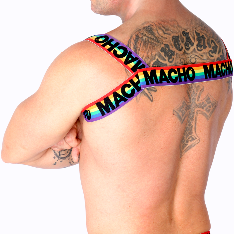 Machoroman Harness Pride S/M | Niks.fi verkkokauppa