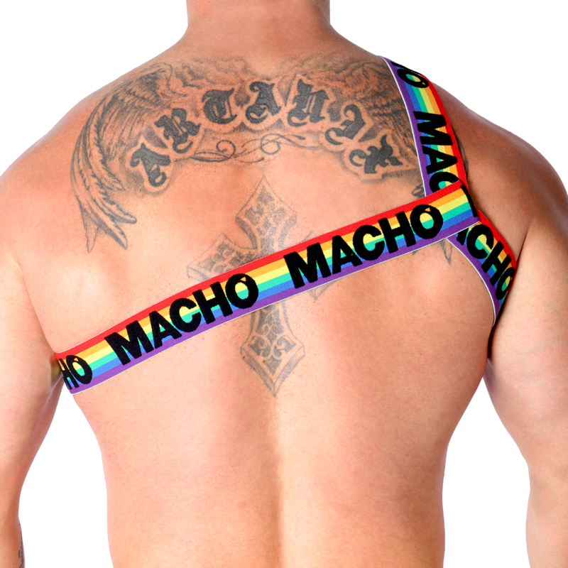 Machoroman Harness Pride S/M | Niks.fi verkkokauppa