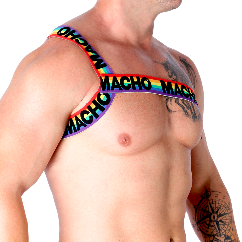 Machoroman Harness Pride S/M | Niks.fi verkkokauppa