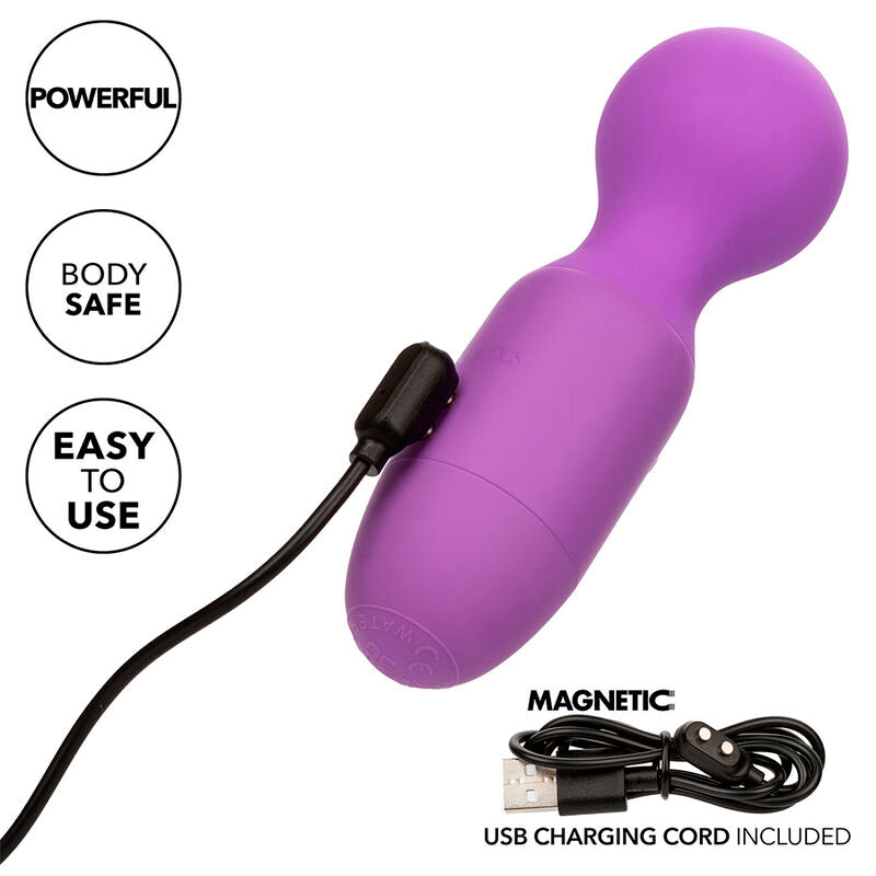 First Time Rechargeable Massager 10 Vibrations Purple | Niks.fi verkkokauppa