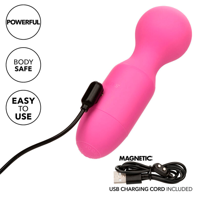 First Time Rechargeable Massager 10 Vibrations Pink | Niks.fi verkkokauppa
