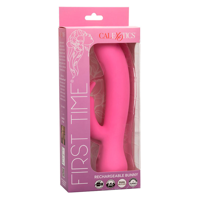 First Time Vibrator Rabbit Rechargeable Pink | Niks.fi verkkokauppa