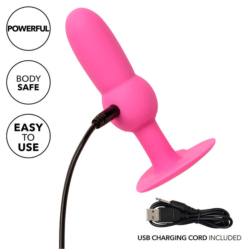 First Time Anal Plug Beaded Probe 10 Vibrations Pink | Niks.fi verkkokauppa