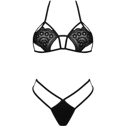 Livco Corsetti Fashionjimena Lc 20216 Bra + Thong Black One Size | Niks.fi verkkokauppa