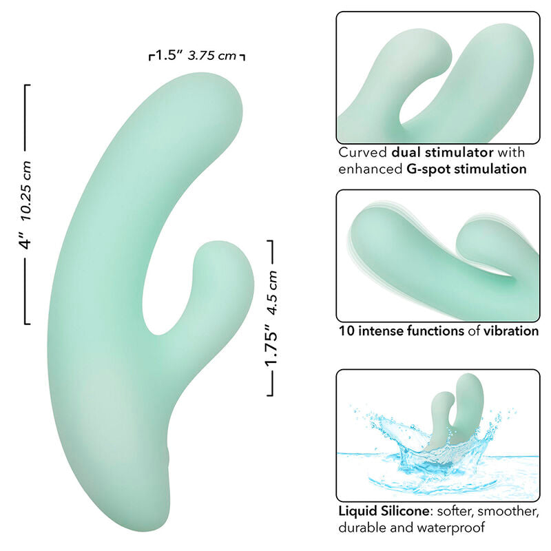Pacifica Fiji Vibrator & Estimulator G Spot 10 Vibrations Aqua | Niks.fi verkkokauppa