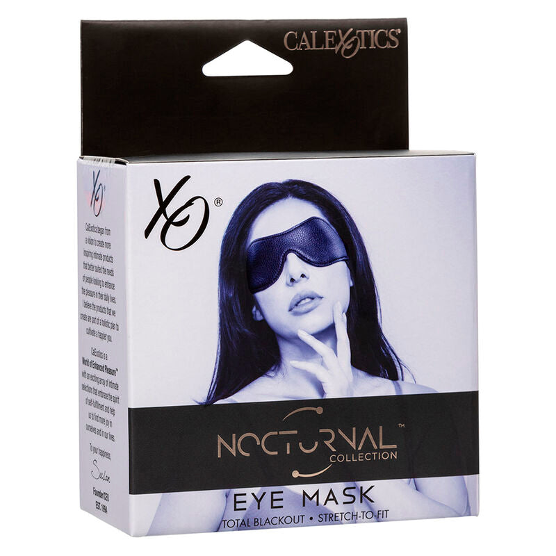 Nocturnal Eye Mask Pvc Leather Black | Niks.fi verkkokauppa