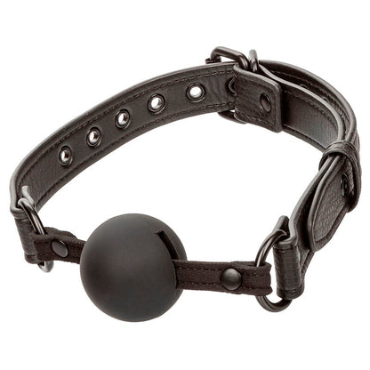 Nocturnal Ball Gag Silicone Black | Niks.fi verkkokauppa
