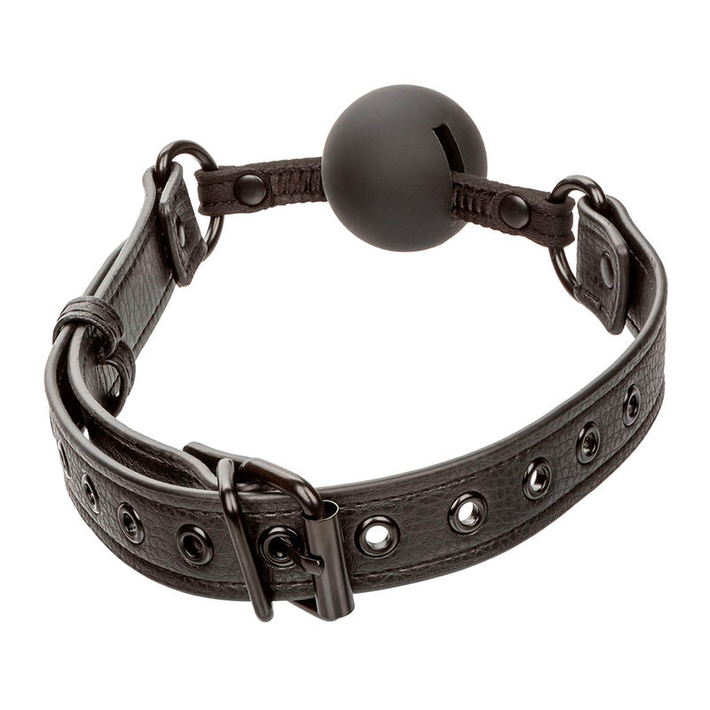 Nocturnal Ball Gag Silicone Black | Niks.fi verkkokauppa