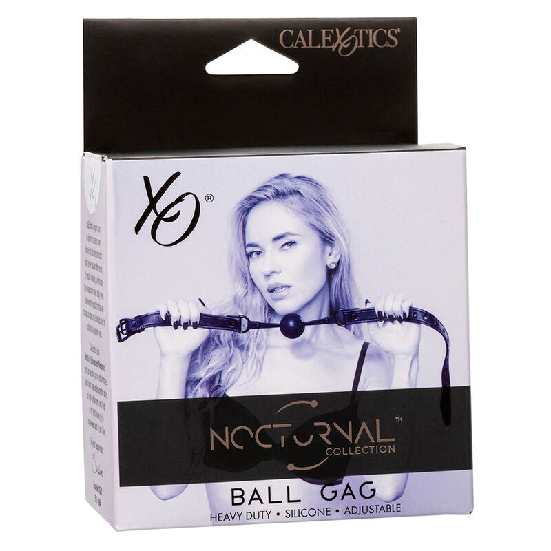Nocturnal Ball Gag Silicone Black | Niks.fi verkkokauppa