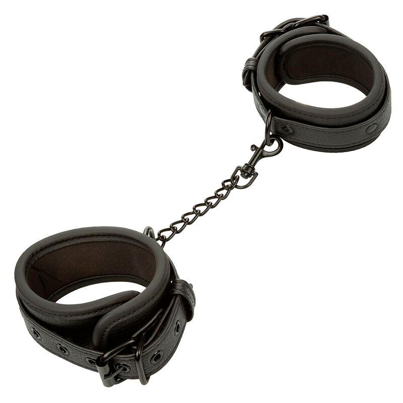 Nocturnal Ankle Cuffs Leather Adjustable Black | Niks.fi verkkokauppa