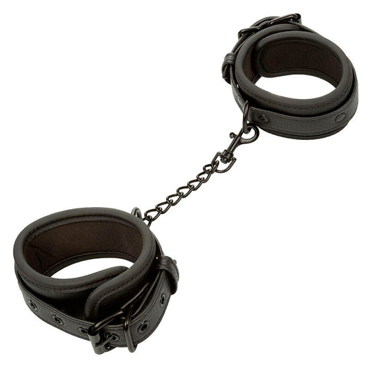 Nocturnal Ankle Cuffs Leather Adjustable Black | Niks.fi verkkokauppa