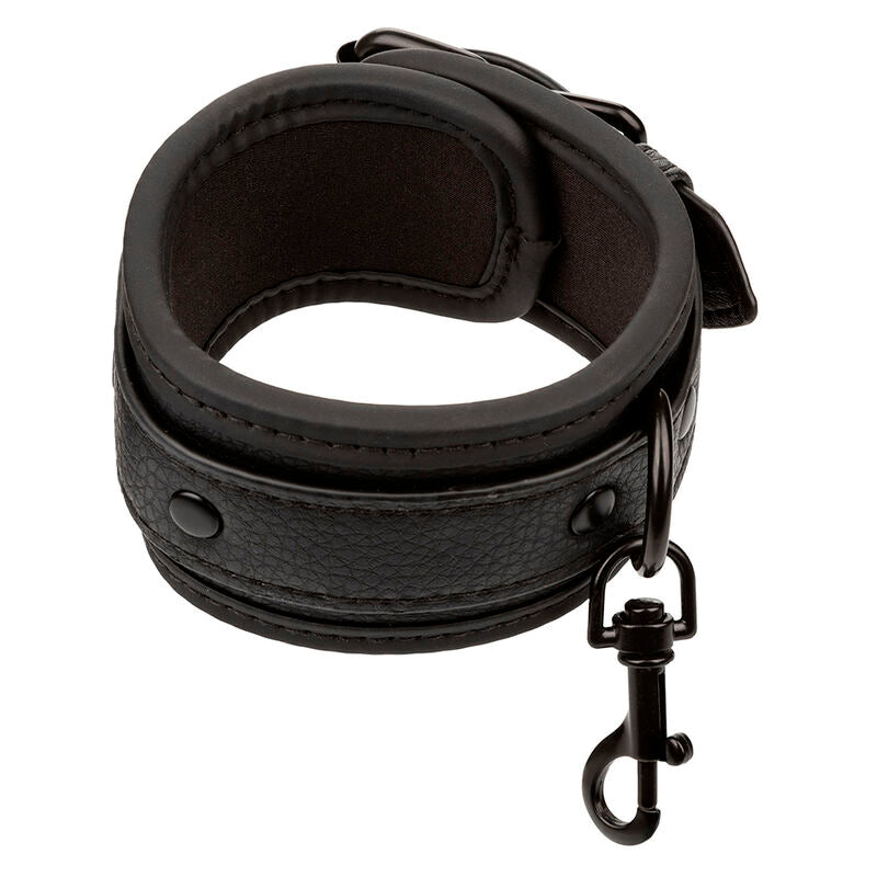Nocturnal Ankle Cuffs Leather Adjustable Black | Niks.fi verkkokauppa