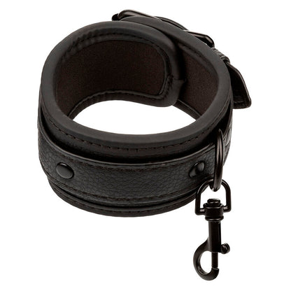 Nocturnal Ankle Cuffs Leather Adjustable Black | Niks.fi verkkokauppa