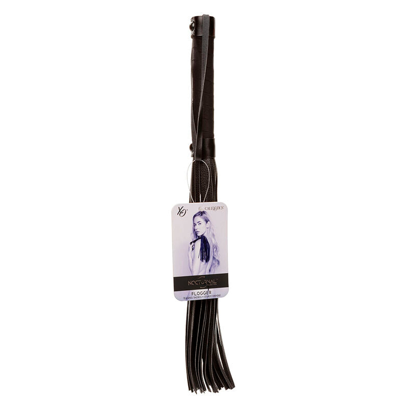 Nocturnal Flogger Leather Black | Niks.fi verkkokauppa