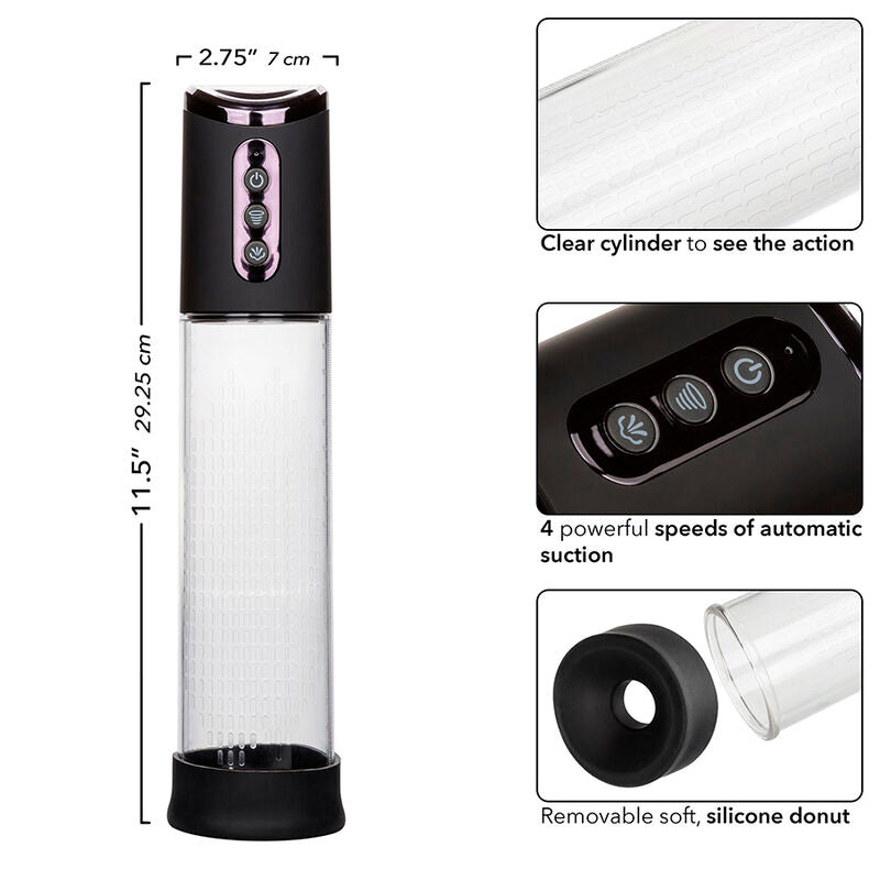 Peak Stimulating Wave Pump 4 Speed Black | Niks.fi verkkokauppa