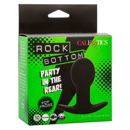 Rock Bottom Anal Plug 10 Vibrations Silicone Black | Niks.fi verkkokauppa