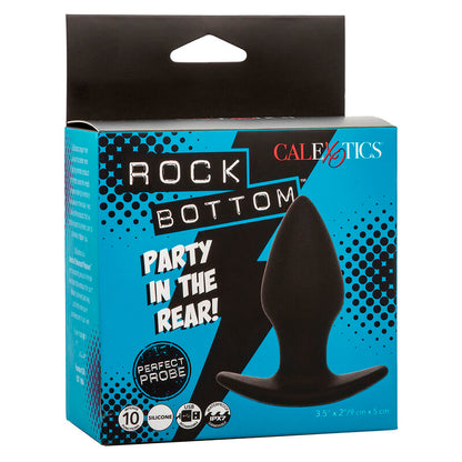 Rock Bottom Perfect Anal Plug 10 Vibrations Silicone Black | Niks.fi verkkokauppa