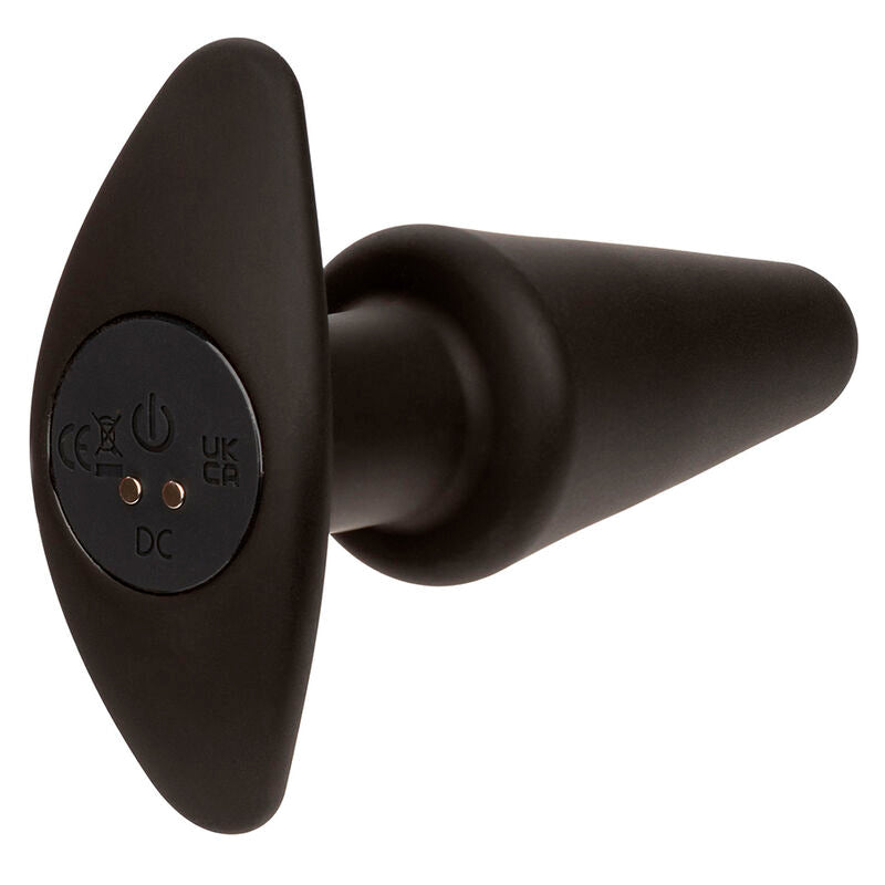 Rock Bottom Tapered Anal Plug 10 Vibraciones Silicone Black | Niks.fi verkkokauppa