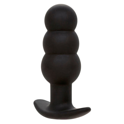 Rock Bottom Beaded Anal Plug 10 Vibrations Silicone Black | Niks.fi verkkokauppa