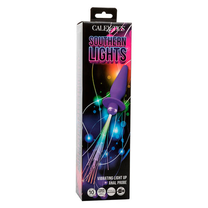 Southern Lights Light Up Anal Plug 10 Vibrations Silicone Purple | Niks.fi verkkokauppa