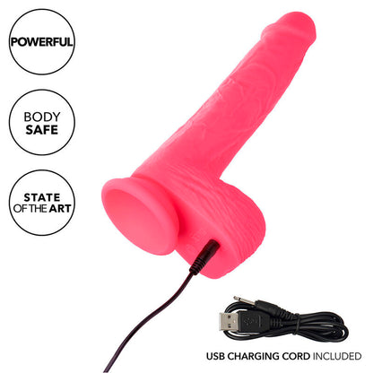 Studs Realistic Vibrator 10 Vibrations Pink | Niks.fi verkkokauppa