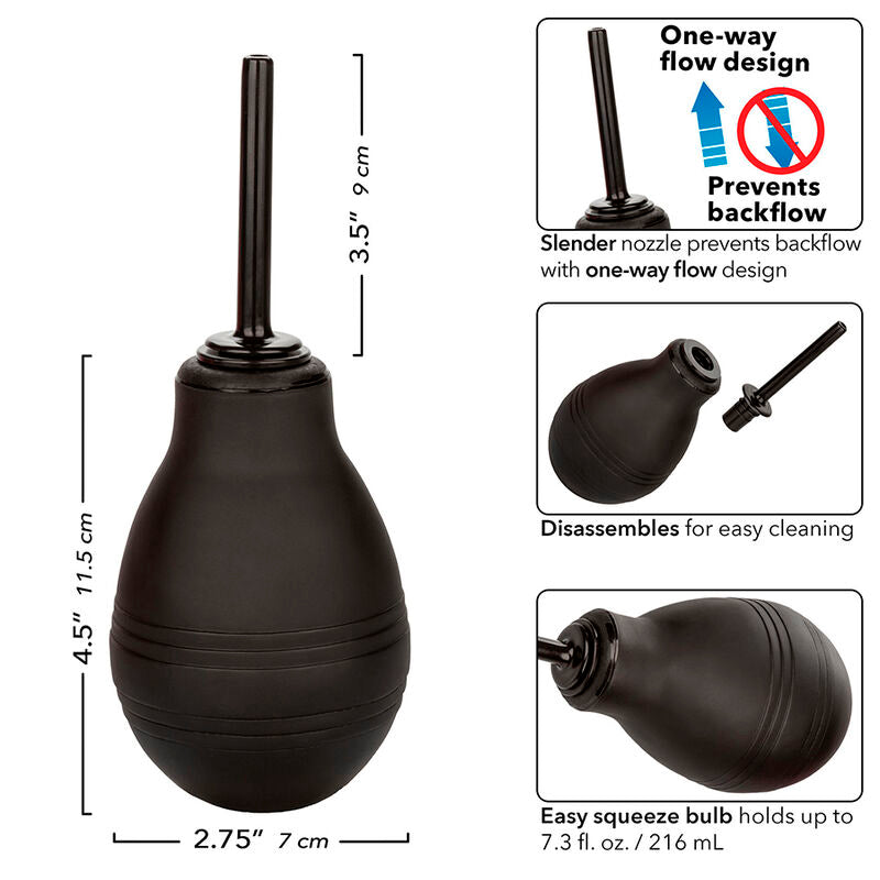 One Way Anal Douche Black | Niks.fi verkkokauppa