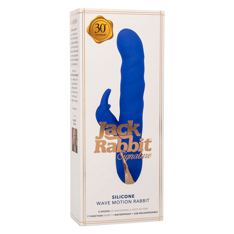 Jack Rabbit Vibrator Wave Motion Blue | Niks.fi verkkokauppa