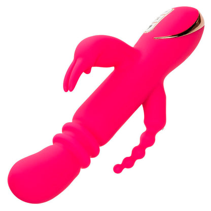 Jack Fantasy Triple Heated Vibrator Rabbit Pink | Niks.fi verkkokauppa