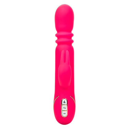Jack Fantasy Triple Heated Vibrator Rabbit Pink | Niks.fi verkkokauppa
