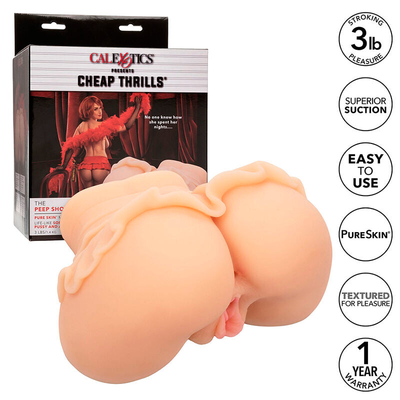The Peep Show Girl Double Realistic Masturbator Flesh | Niks.fi verkkokauppa