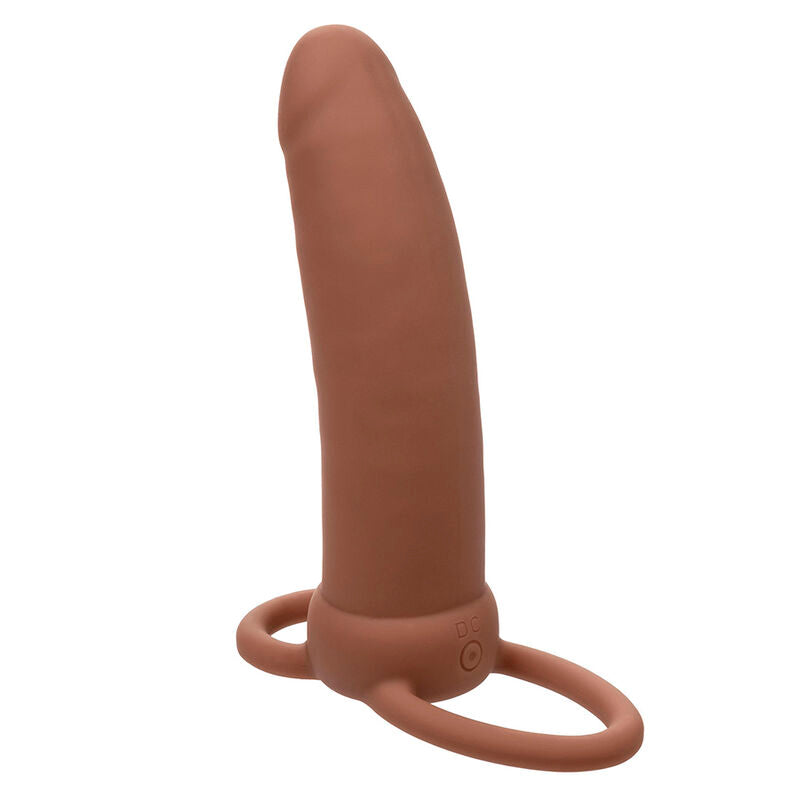 Maxx Thick Dual Penetrator 10 Vibrations Brown | Niks.fi verkkokauppa