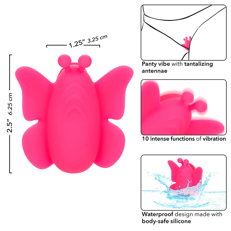 Neon Vibes The Flutter Vibe Stimulator 10 Vibrations Pink | Niks.fi verkkokauppa