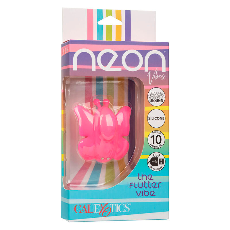 Neon Vibes The Flutter Vibe Stimulator 10 Vibrations Pink | Niks.fi verkkokauppa