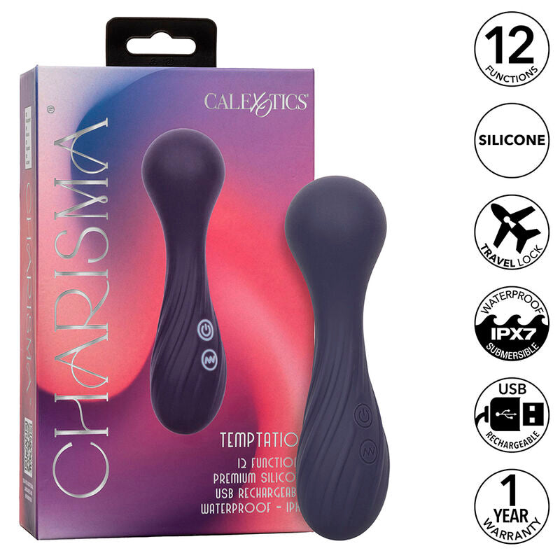 Charisma Temptation Massager 12 Functions Purple | Niks.fi verkkokauppa