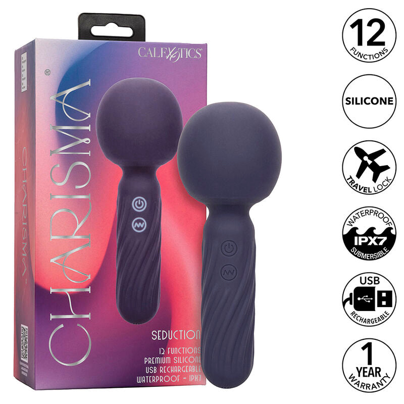 Charisma Seduction Massager 12 Functions 17.75 Cm X 6.25 Cm Purple | Niks.fi verkkokauppa
