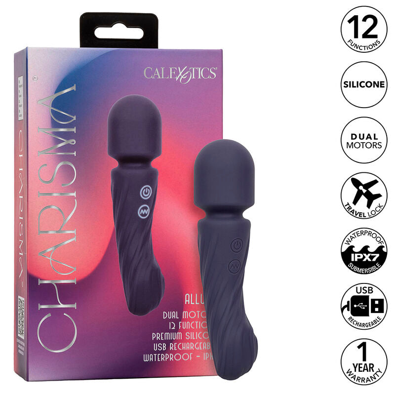 Charisma Allure Massager Dual Motors 12 Functions 17.25 Cm X 4.5 Cm Purple | Niks.fi verkkokauppa