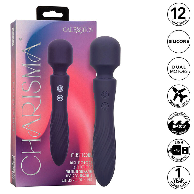 Charisma Mystique Massager Dual Motors 12 Functions 20,5 Cm X 4.5 Cm Purple | Niks.fi verkkokauppa