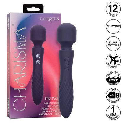 Charisma Mystique Massager Dual Motors 12 Functions 20,5 Cm X 4.5 Cm Purple | Niks.fi verkkokauppa