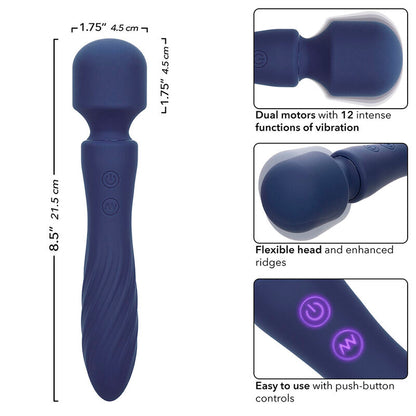 Charisma Mystique Massager Dual Motors 12 Functions 20,5 Cm X 4.5 Cm Purple | Niks.fi verkkokauppa