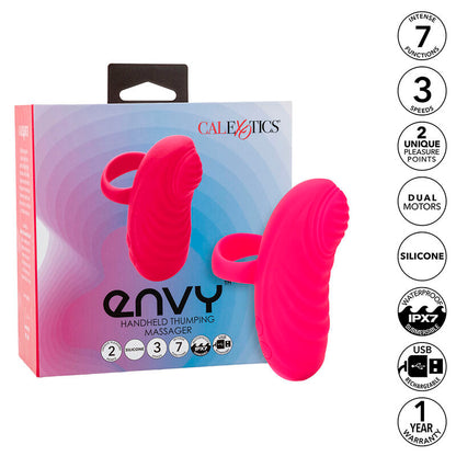 Envy Handheld Rolling Ball Massager 7 Vibrations Pink | Niks.fi verkkokauppa