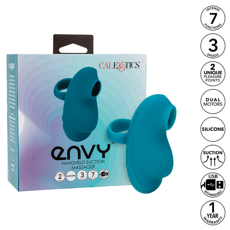 Envy Handheld Rolling Ball Massager 7 Vibrations Blue | Niks.fi verkkokauppa