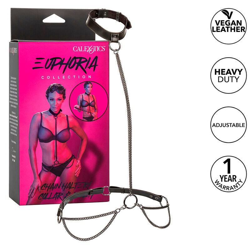 Euphoria Chain Halter Collar & Leash | Niks.fi verkkokauppa
