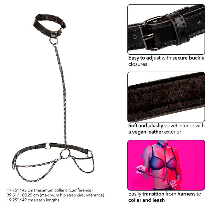 Euphoria Chain Halter Collar & Leash | Niks.fi verkkokauppa